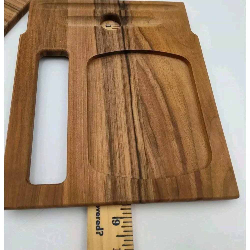 TESLYAR Wood Holder Organizer Phone Key Wallet Watch Glasses SEE B3.24AM2072